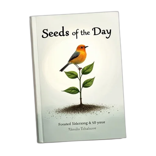 cover, book, titled, seeds transparent PNG cut-out