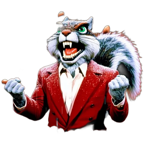 jacket, staff, animal, creature transparent PNG cut-out