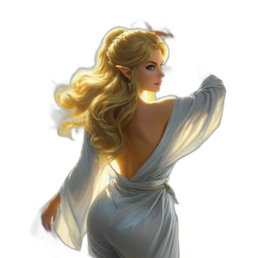 dress, fantasy art, concept art, photorealistic transparent PNG cut-out