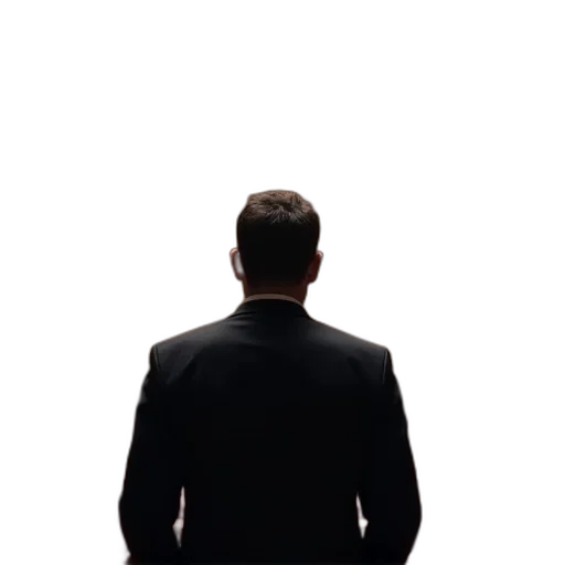 jacket, staff, face, robot transparent PNG cut-out