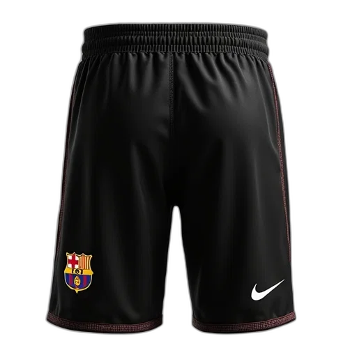 barcelona, goalkeeper, shorts, black transparent PNG cut-out