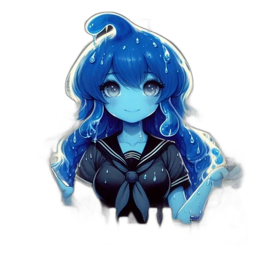 staff, hair, mask, anime transparent PNG cut-out