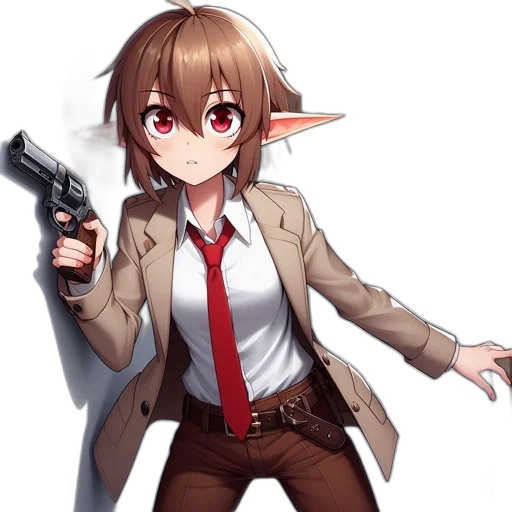 weapon, staff, animal, jacket transparent PNG cut-out