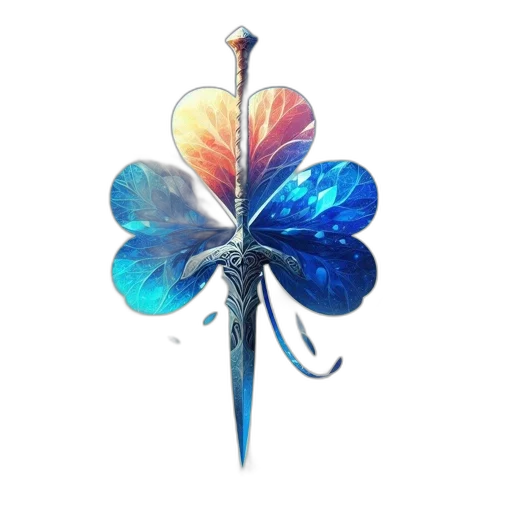 flower, sword, umbrella, staff transparent PNG cut-out