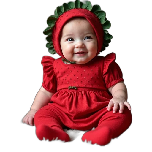 dress, face, creature, crown transparent PNG cut-out