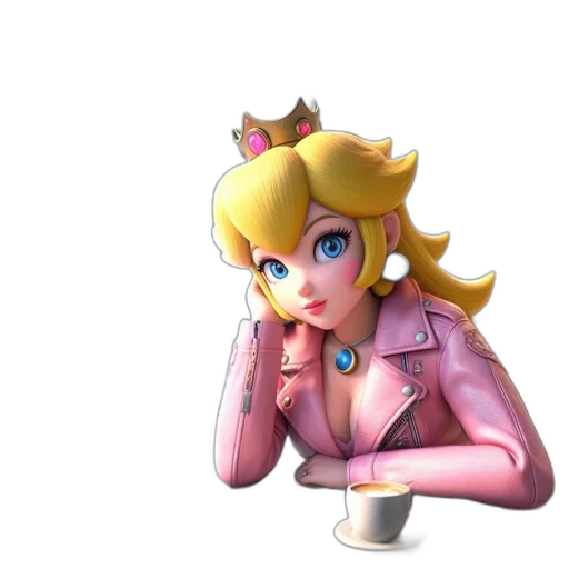 crown, dress, staff, robot transparent PNG cut-out