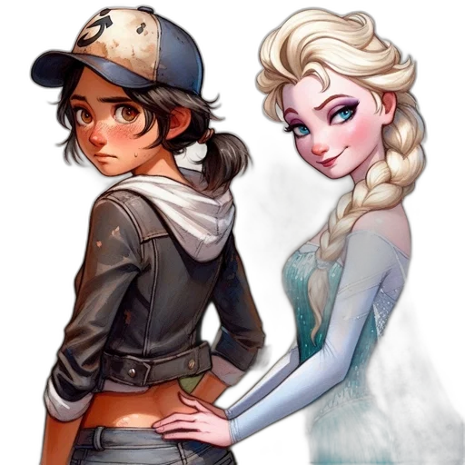 fantasy art, concept art, comic book art, cartoon transparent PNG cut-out