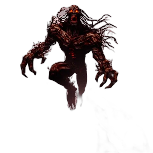 creature, mask, staff, concept art transparent PNG cut-out