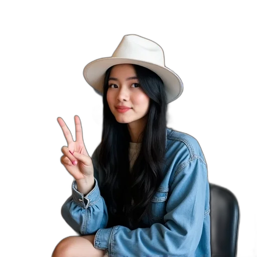 hat, jacket, face, furniture transparent PNG cut-out