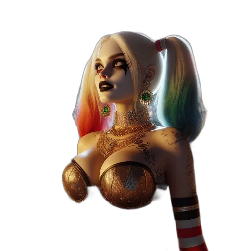 robot, staff, 3d render, concept art transparent PNG cut-out