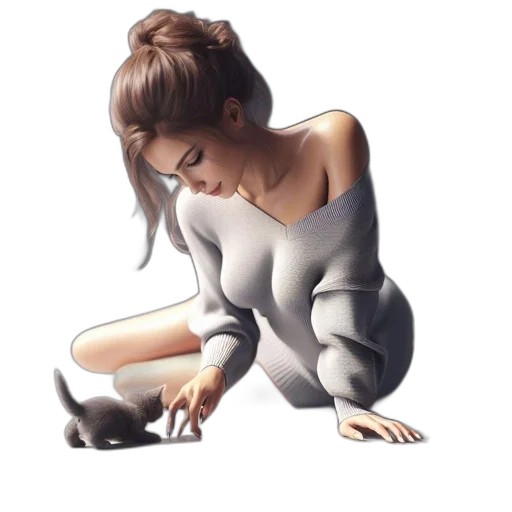 dress, jewelry, shoes, animal transparent PNG cut-out