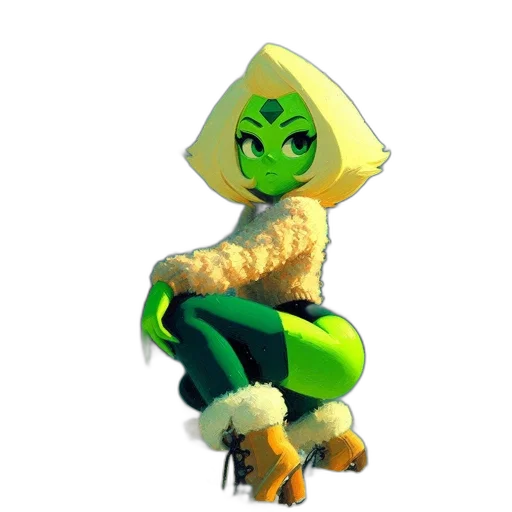 staff, creature, jacket, dress transparent PNG cut-out