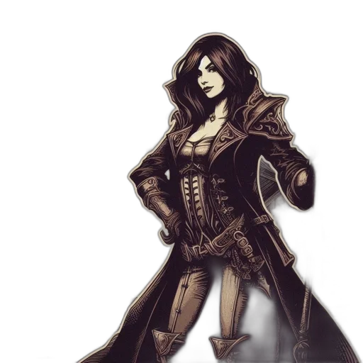 jacket, concept art, fantasy art, comic book art transparent PNG cut-out