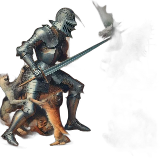 sword, dragon, weapon, staff transparent PNG cut-out