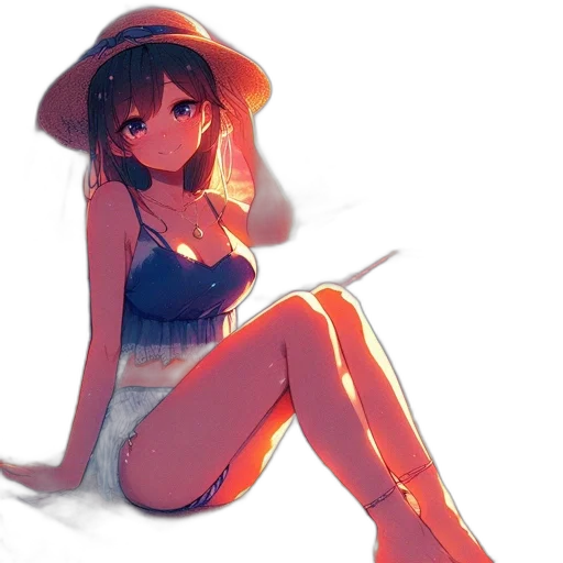 hat, umbrella, dress, weapon transparent PNG cut-out
