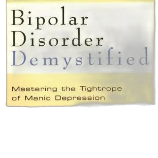 cover, bipolar, disorder, demystified transparent PNG cut-out