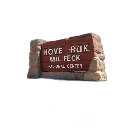 3d render, big, rock, valley transparent PNG cut-out