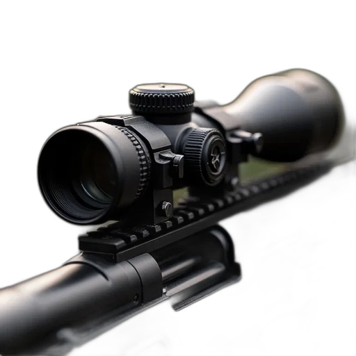 weapon, 308, scope, ring transparent PNG cut-out