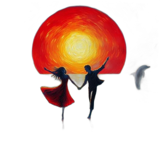 umbrella, flower, hat, staff transparent PNG cut-out