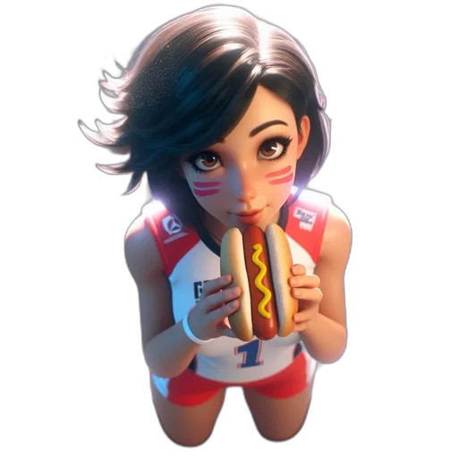food, staff, weapon, face transparent PNG cut-out