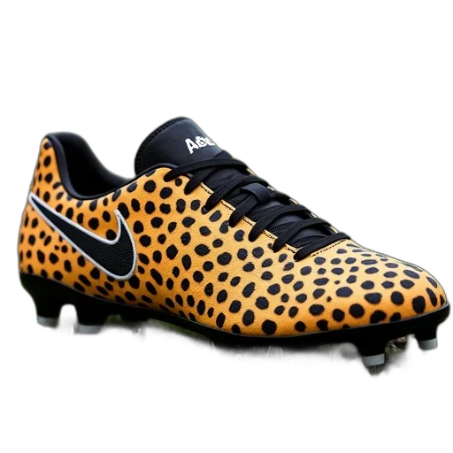 shoes, soccer, shoe, cheetah transparent PNG cut-out