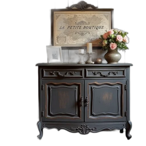 furniture, earth tones, dark, vintage transparent PNG cut-out