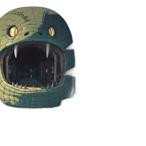 hat, mask, dragon, creature transparent PNG cut-out