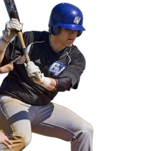 baseball, player, blue, helmet transparent PNG cut-out