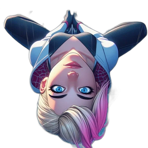 face, comic book art, anime, concept art transparent PNG cut-out