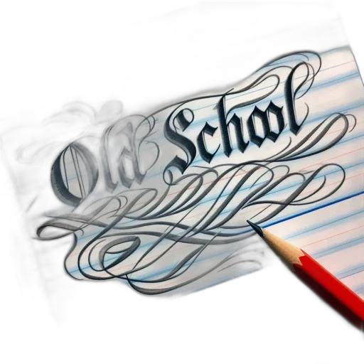 staff, 3d render, photorealistic, pencil sketch transparent PNG cut-out