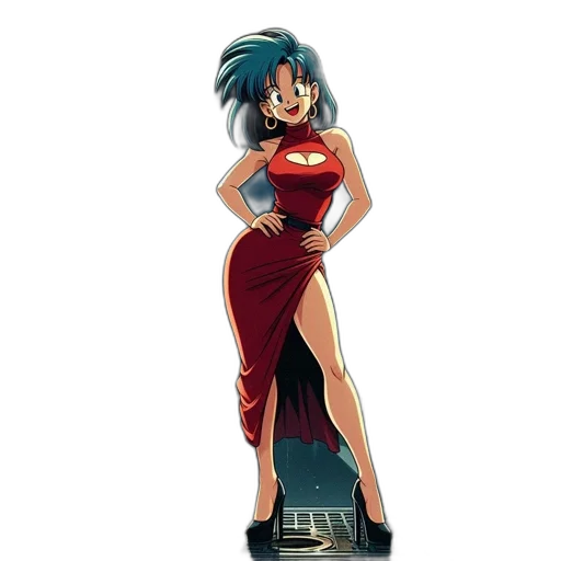 dress, concept art, cartoon, anime transparent PNG cut-out
