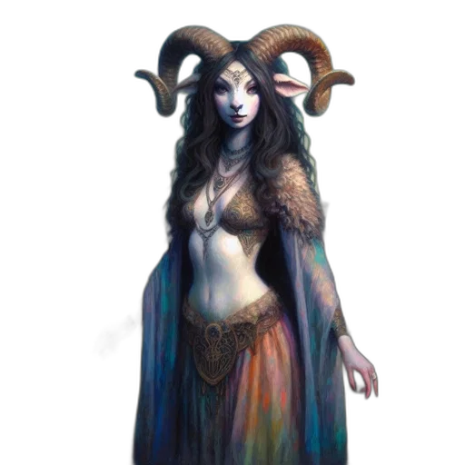 creature, dress, fantasy art, concept art transparent PNG cut-out