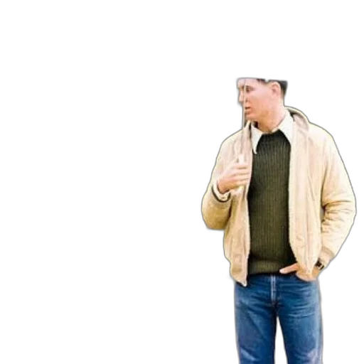 jacket, staff, hat, umbrella transparent PNG cut-out