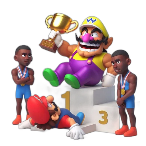 crown, 3d render, concept art, pixel art transparent PNG cut-out