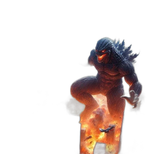 creature, dragon, animal, staff transparent PNG cut-out