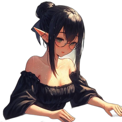 dress, staff, dragon, mask transparent PNG cut-out