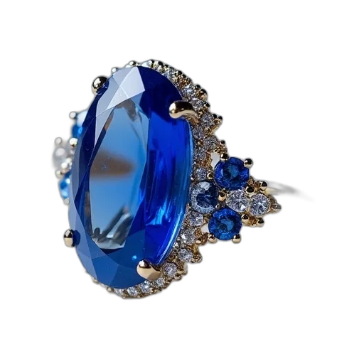 jewelry, crown, blue, sapphire transparent PNG cut-out