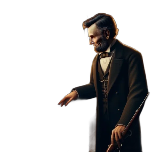 jacket, staff, face, concept art transparent PNG cut-out