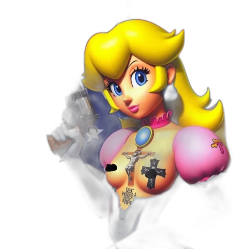 dress, weapon, 3d render, concept art transparent PNG cut-out