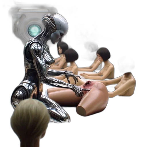 robot, creature, weapon, concept art transparent PNG cut-out