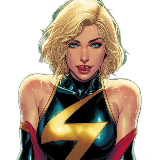 comic book art, concept art, cartoon, female transparent PNG cut-out