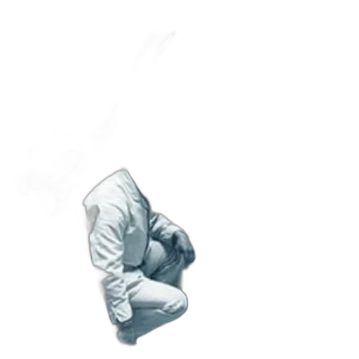 jacket, mask, shoes, staff transparent PNG cut-out