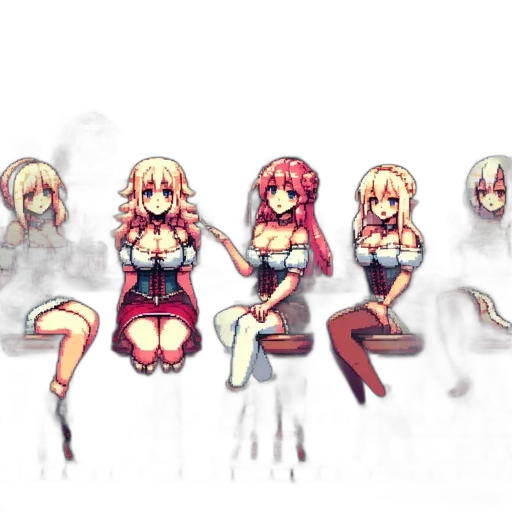 staff, weapon, dress, pixel art transparent PNG cut-out