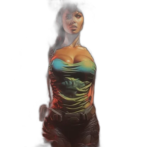dress, concept art, fantasy art, comic book art transparent PNG cut-out