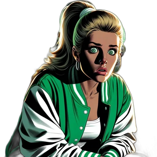 jacket, comic book art, cartoon, concept art transparent PNG cut-out