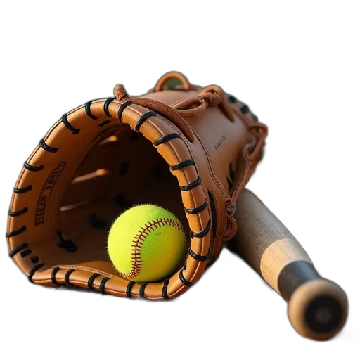 weapon, assortment, softball, equipment transparent PNG cut-out