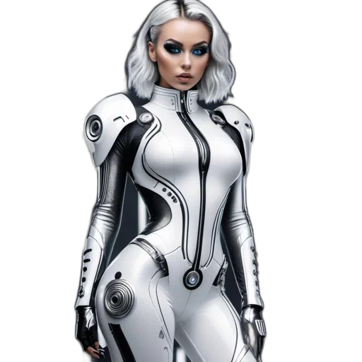 robot, jacket, concept art, comic book art transparent PNG cut-out