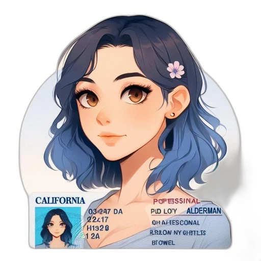 anime, cartoon, watercolor, fantasy art transparent PNG cut-out