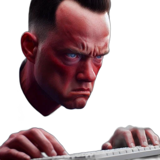 face, robot, staff, weapon transparent PNG cut-out