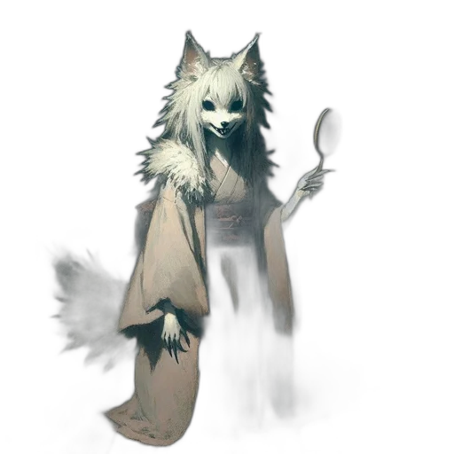 creature, mask, staff, animal transparent PNG cut-out